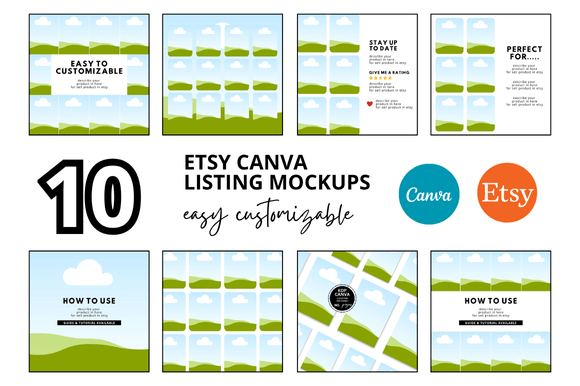 10 AI Images Etsy Listings Mockup: A Strategic Approach to Visual Branding and Product Presentation