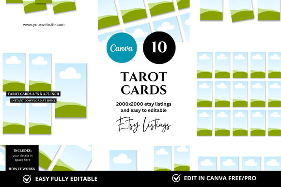 10 Tarot Cards Etsy Listings Mockup: Real-World Uses and Practical Insights