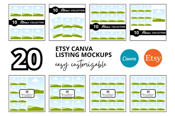 20 Clipart Etsy Listings Mockup: A Practical Resource for Creators and Small Business Owners