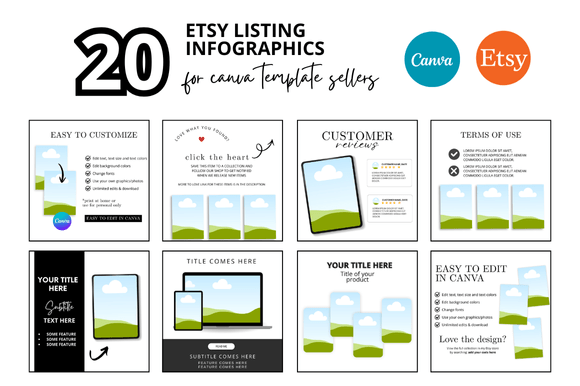 20 Etsy Listing Photo Infographics Explained