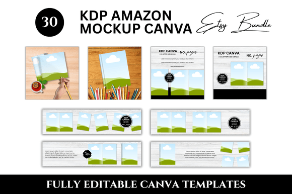 30 KDP Amazon Etsy Listing Mockup Bundle: An Honest Review for Sellers