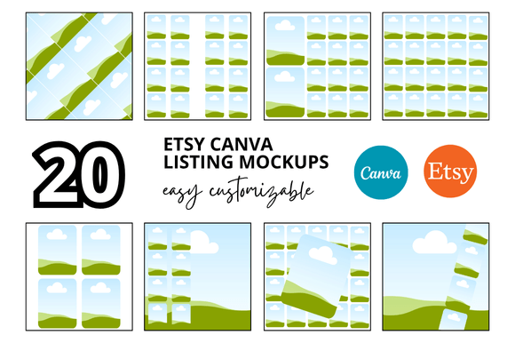 Evaluating a 20 AI Images Etsy Listings Mockup for Your Shop