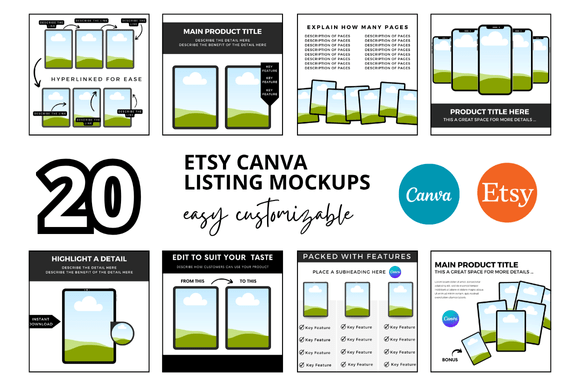 Evaluating the 20 Planner Etsy Listings Mockup for Your Shop