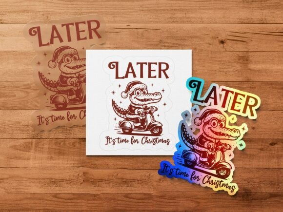 Funny Christmas Later Gator PNG Ideas