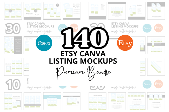 How a Bonus 140 Etsy Listings Mockup Can Transform Your Shop Strategy