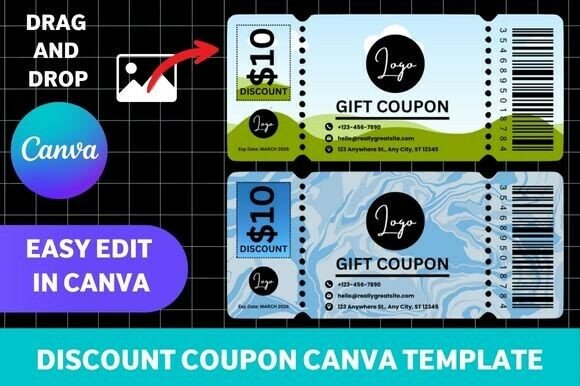 How a Discount Coupon Canva Template Streamlines Your Promotional Workflow