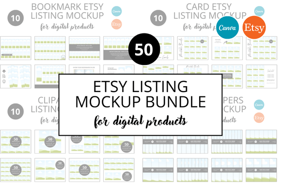 How an Etsy Listings Mockup Bundle Helps You Present Products With Confidence