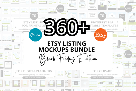 How the Black Friday Etsy Mockup Bundle Streamlines Your Shop and Workflow