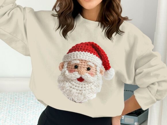 How to Use Crochet Yarn Santa Shirt Design PNG in Your Creative Workflow