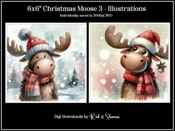 Maximizing the 6x6 Christmas Moose 9-12 JPEG in Your Seasonal Workflow