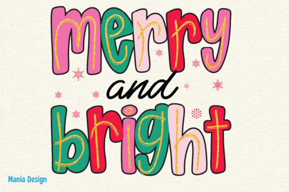 Merry Bright Christmas Gold PNG: Beyond the Pretty Picture