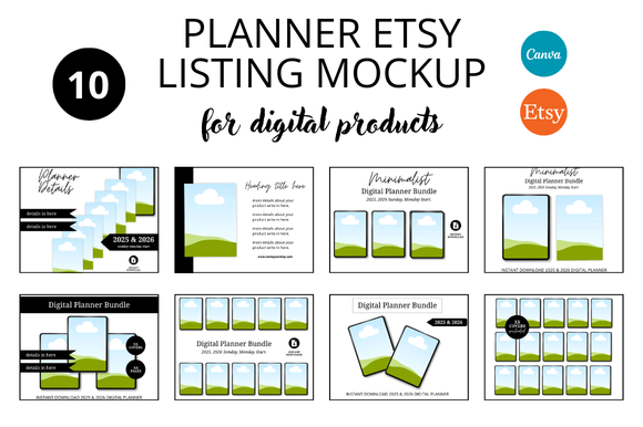 Planner Etsy Listings Mockup: A Practical Tool for Selling Digital Planners