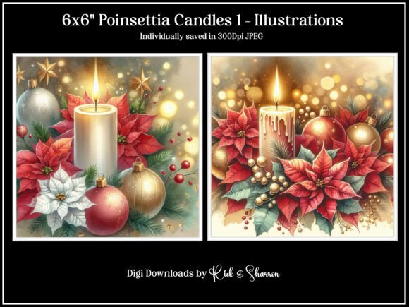 The 6x6 Poinsettia Candles JPEG – Practical Uses and Insights