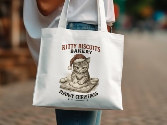 The Cute Christmas Kitty Baking PNG: A Versatile Asset for Holiday Projects
