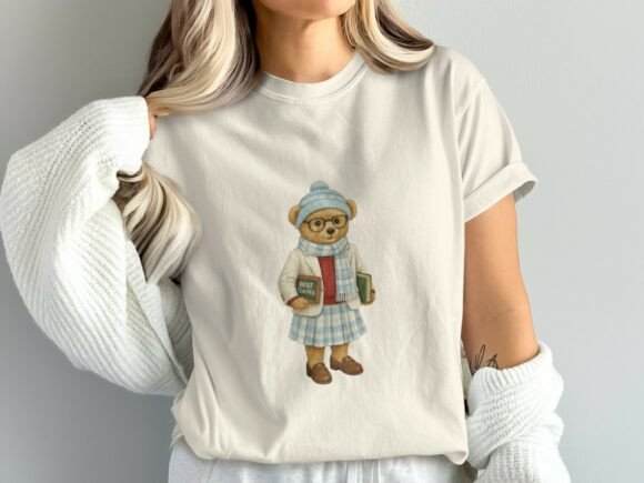 The Teacher Bear Shirt Design PNG: A Versatile Asset for Creative Classrooms and Beyond