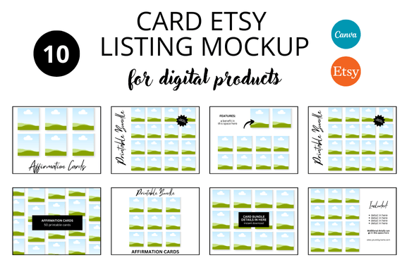 Using Card Etsy Listings Mockups Strategically for Better Results