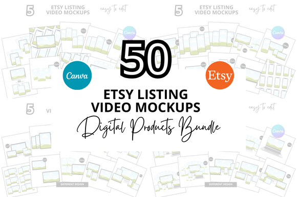 Why a 50 Etsy Listings Video Mockup Bundle Can Transform Your Shop