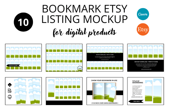 Why a Bookmark Etsy Listings Mockup Can Transform Your Shop’s Appeal